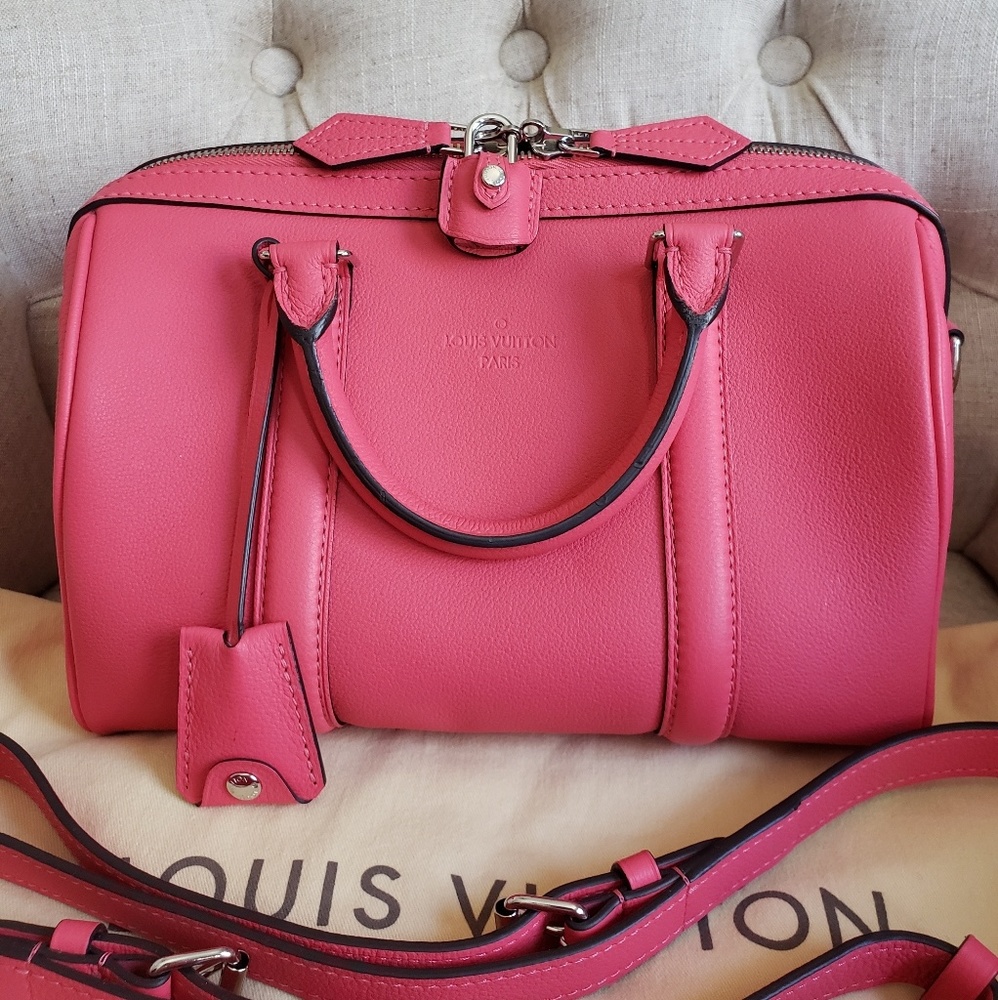 Louis Vuitton Sofia Coppola bb rose litchi